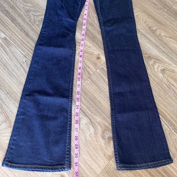 Roxy Denim Low Rise Flare Jeans Tall Y2K sz 1 / 25 - Picture 6 of 9